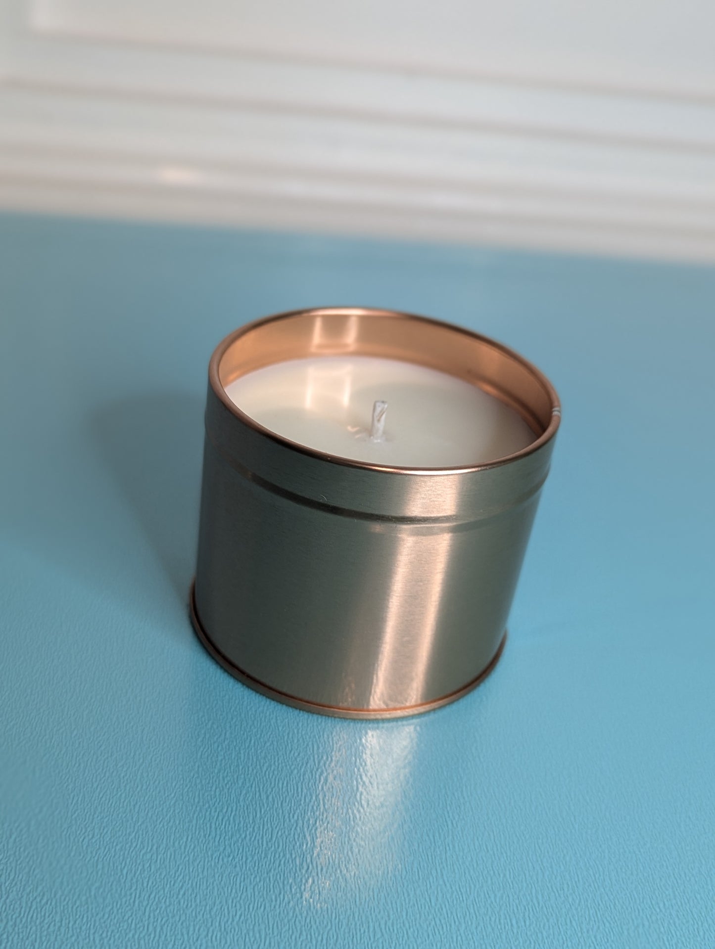 Rose Gold Container Candle - Red Rose