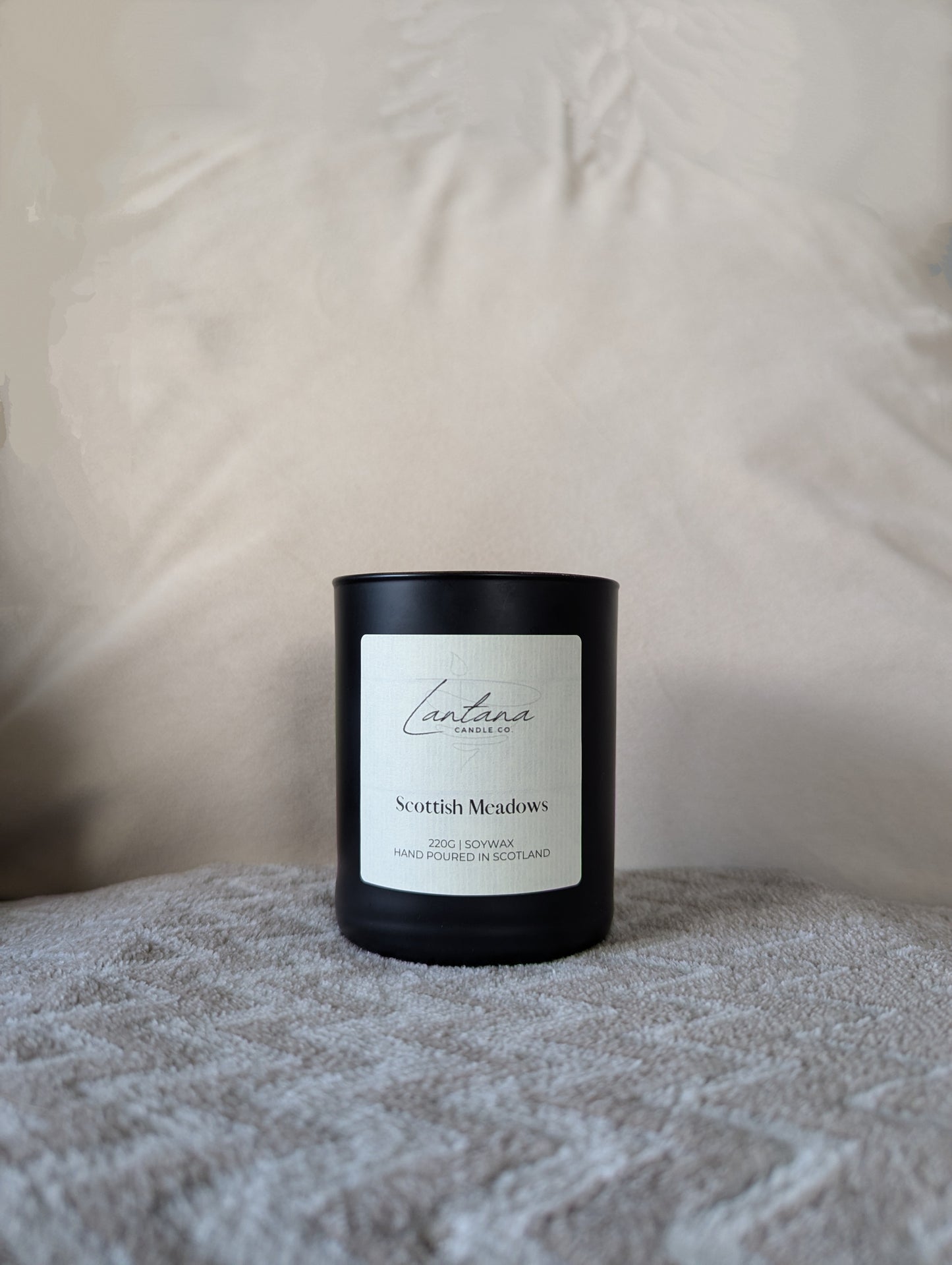 Matte Black Candle 30cl - Scottish Meadows