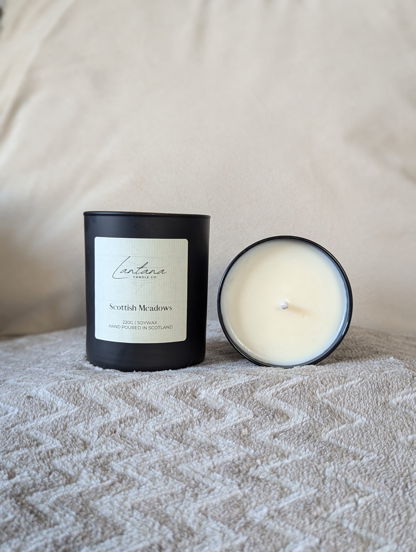 Matte Black Candle 30cl - Scottish Meadows